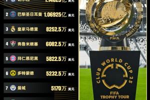 华体会体育登录入口-世俱杯奖金：切尔西夺冠1.14亿刀领跑，巴黎1.06亿，皇马8252万